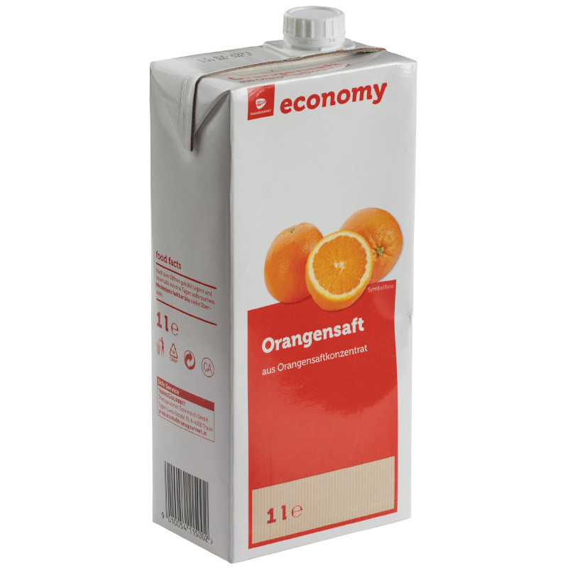 Economy Orangensaft aus Österreich 1l Fruchtigen Orangensaft kaufen